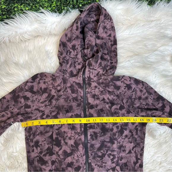 lululemon Scuba full zip hoodie mini Dusk floral antique Bark  Jacket - Picture 7 of 8